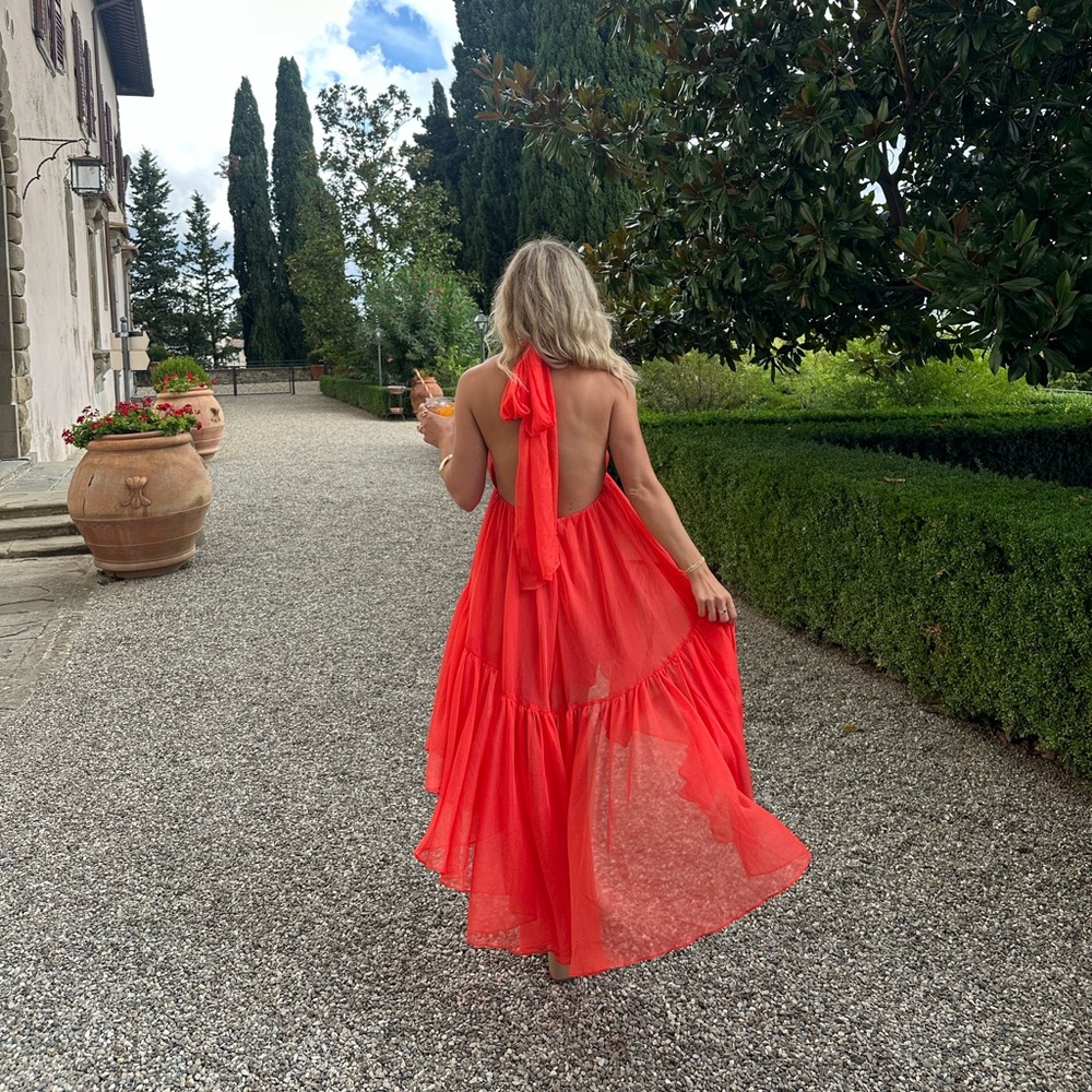 Bardot Vibrant Red Maxi Dress